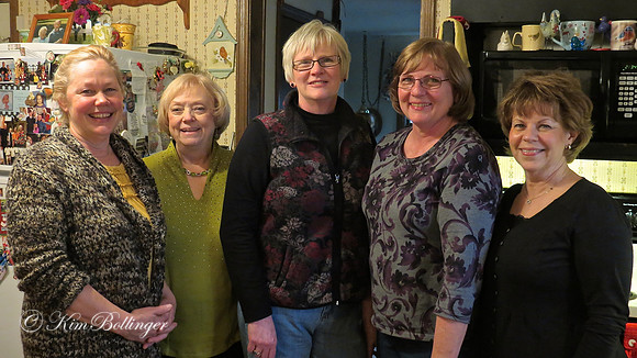 Kim, Karen, Sherry, Phyllis, Joyce - sister-in-laws plus one!