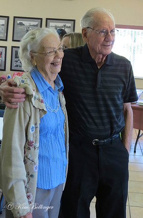 My husband's mom, Doris and her brother-in-law, Jim