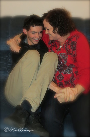 My sister, Terri Covington and her son, Collin