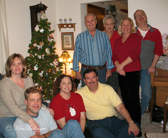 mom & dad, my brother, Eddie & his wife Melinda, my sister, Terri & her husband Glenn, me & Scott