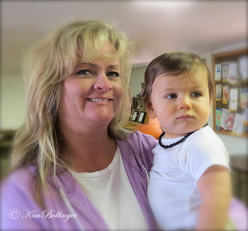 My sister-in-law, Melinda and Asa - April 2015
