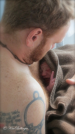 Josh with baby Asa - April 29, 2014