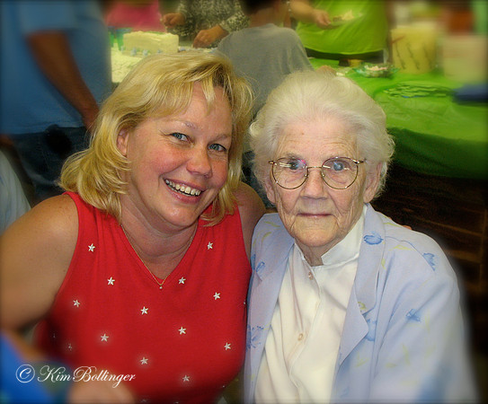 Me and aunt Violet (my grandma Cooper's sister)
