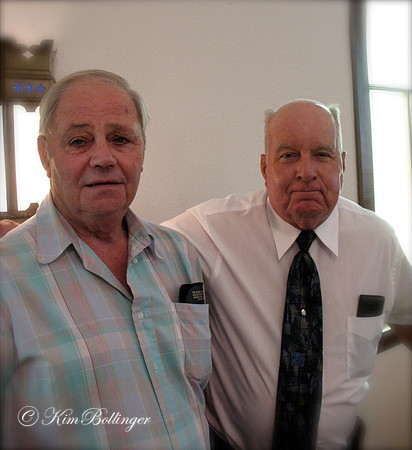 My dad and Buddy Cooper