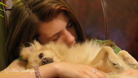Adelle & poochie