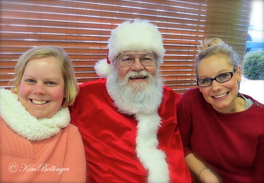Bethany, Abi & Santa