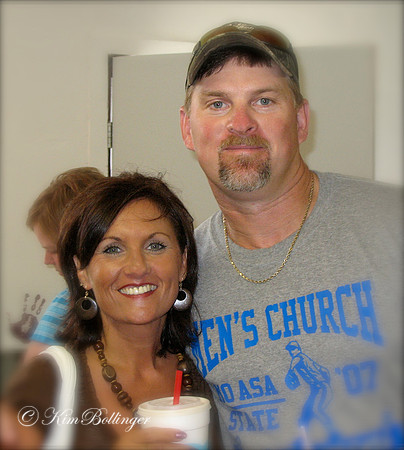 My cousin Darrell (mom's sister's son) and his wife, Vickie