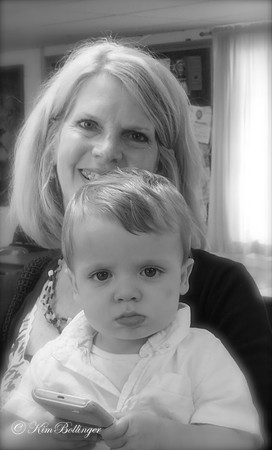 Dianne Heineke and her grandson