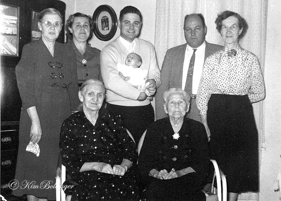 My dad and I with 6 grandparents!