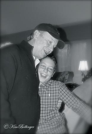 My husband's brother, Art and his grandson, Jessie