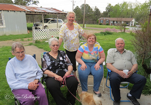 My grandma Rouse, mom, Bethany, me, dad - 4 generations