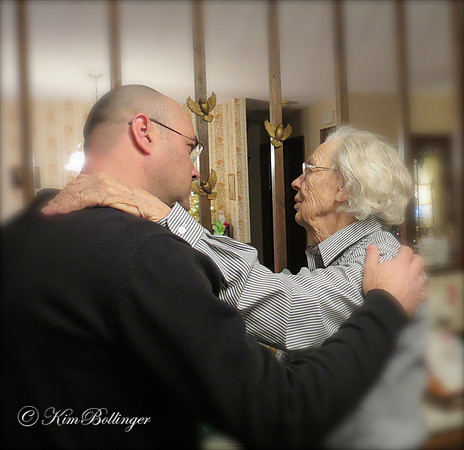 My husband's mom and his brother Art's son-in-law, Steve