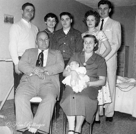 My dad , his brother, Lloyd, his sisters, Rosie & Lillie and her husband, Lewis & me w/ g.ma & g.pa