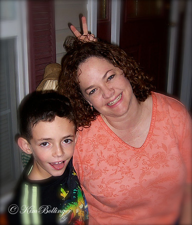 My sister, Terri and her son, Collin
