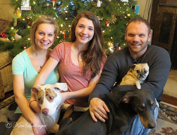 Abi, Addelle, Josh, Rosy (dog)