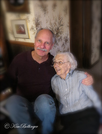 My husband's brother, Brian and their mom, Doris