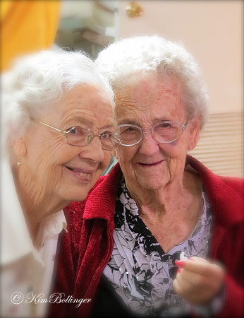 Scott's mother, Doris and her sister, Dorothy