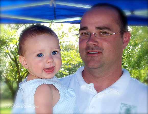 My husband's brother Art's son-in-law, Steve and daughter, Mary