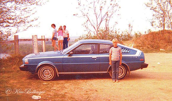 my brother, Eddie, sister, Terri, dad & me