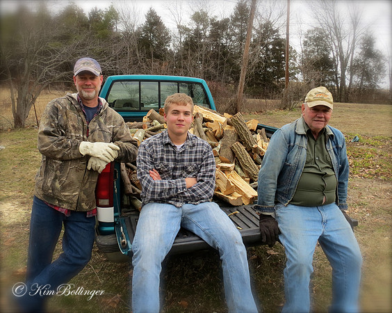 My brother, Eddie, his son Jestin and my dad