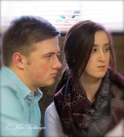 My husband's brother Art's oldest grandson and his girlfriend, Micalah