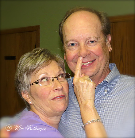 Scott's brother Art with cousin, Connie