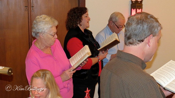 Mom, dad, my sister, Terri, my brother, Eddie and I singing at Fredericktown church.