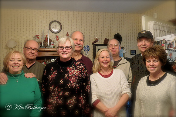 Scott and his brother's, Guy, Brian & Art with their wives, Karen, Sherry, Joyce & me